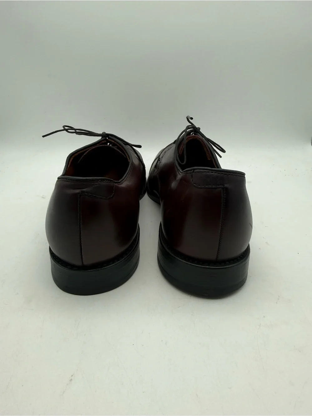 NEW Allen Edmonds Clifton Cap Toe Blucher Brown Mismatch Sz R 11 B / L 10.5 D